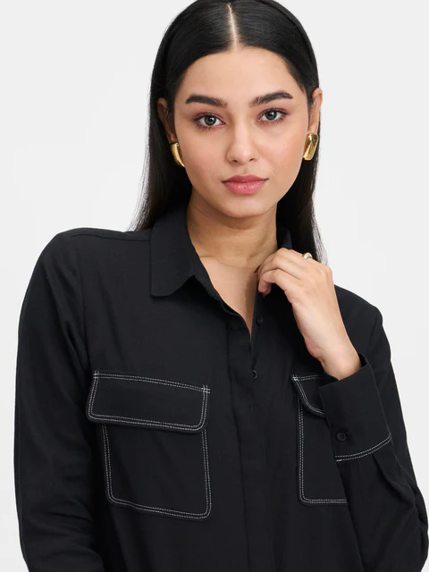 Shirt Contrast Stitches