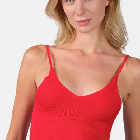 V-Neck Slim Fit Strappy Top