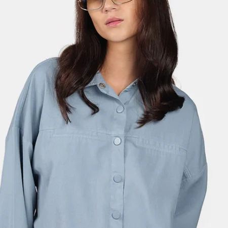 Oversized Welt Pocket Shirt
