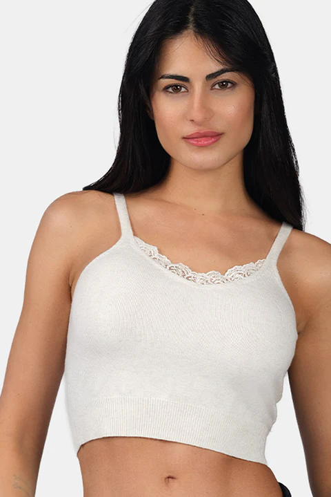 Lurex Strappy Crop Top