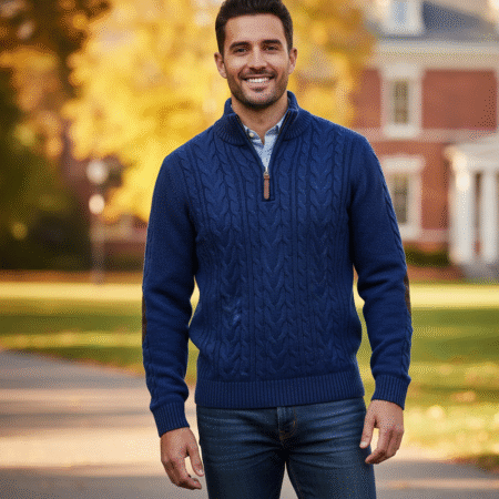 Men's Heritage Knit Quarter-Zip Sweater
