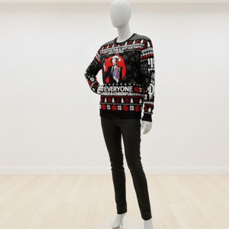 The Midnight Luxe Button-Down Sweater