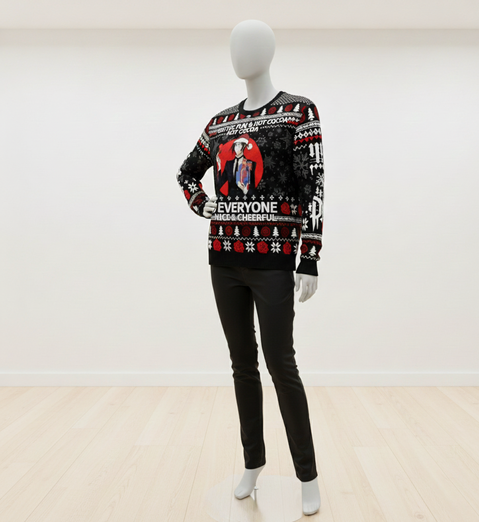 The Midnight Luxe Button-Down Sweater