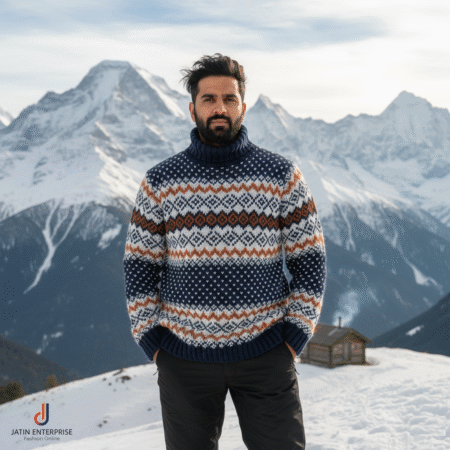 Jatin Enterprise Himalayan Explorer Sweater – Premium Heavy-Knit Comfort